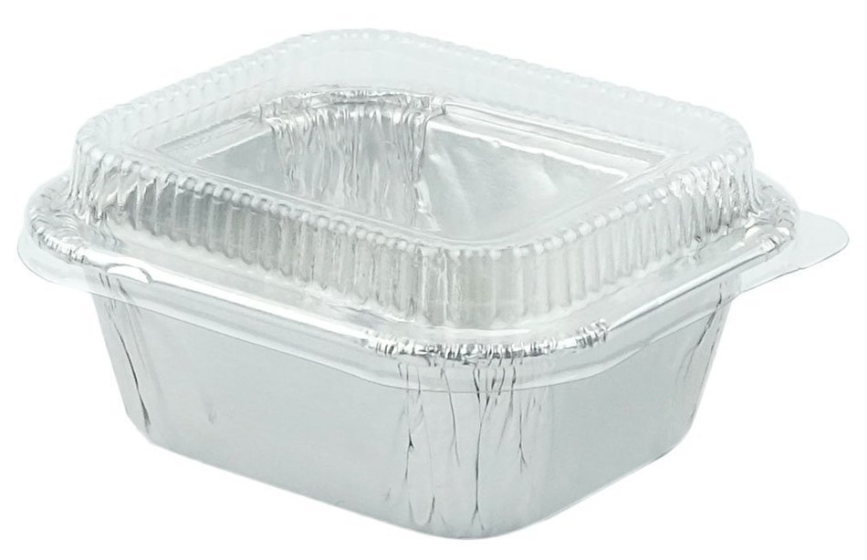 Durable Foil Mini Loaf Bread Pans 2-3/4" With Lids For Pastries, 20 Sets. N2