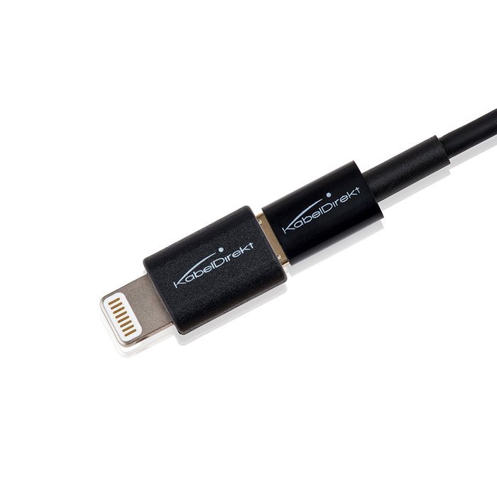 KabelDirekt (1 foot) ultraslim certified Lightning Cable (sync and charge) for Apple devices (iPhone 5, iPhone... N37