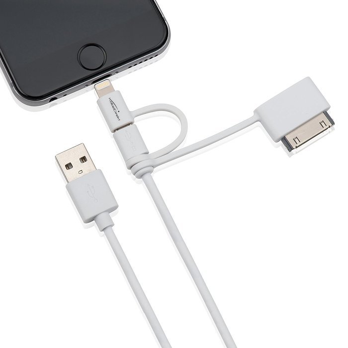KabelDirekt (1 foot) ultraslim certified Lightning Cable (sync and charge) for Apple devices (iPhone 5, iPhone... N38