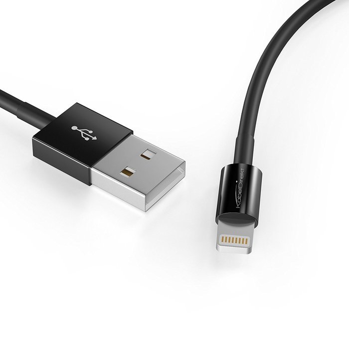 KabelDirekt (1 foot) ultraslim certified Lightning Cable (sync and charge) for Apple devices (iPhone 5, iPhone... N40