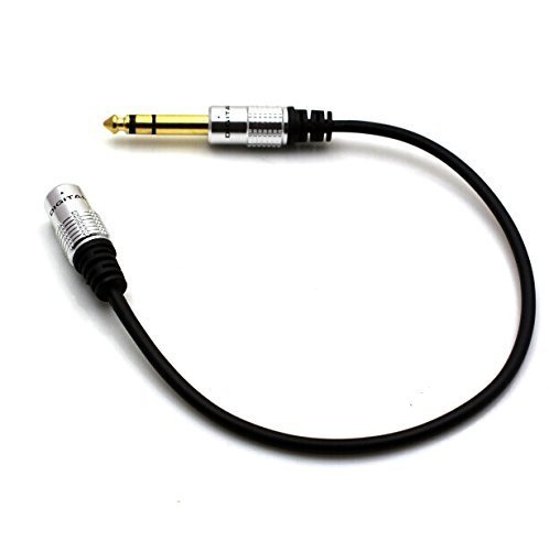 HENGSHENG&reg; Metal 6. 35mm 1/4 Inch Stereo Plug male to 3. 5mm Stereo Jack female cable - Gold Plated N5