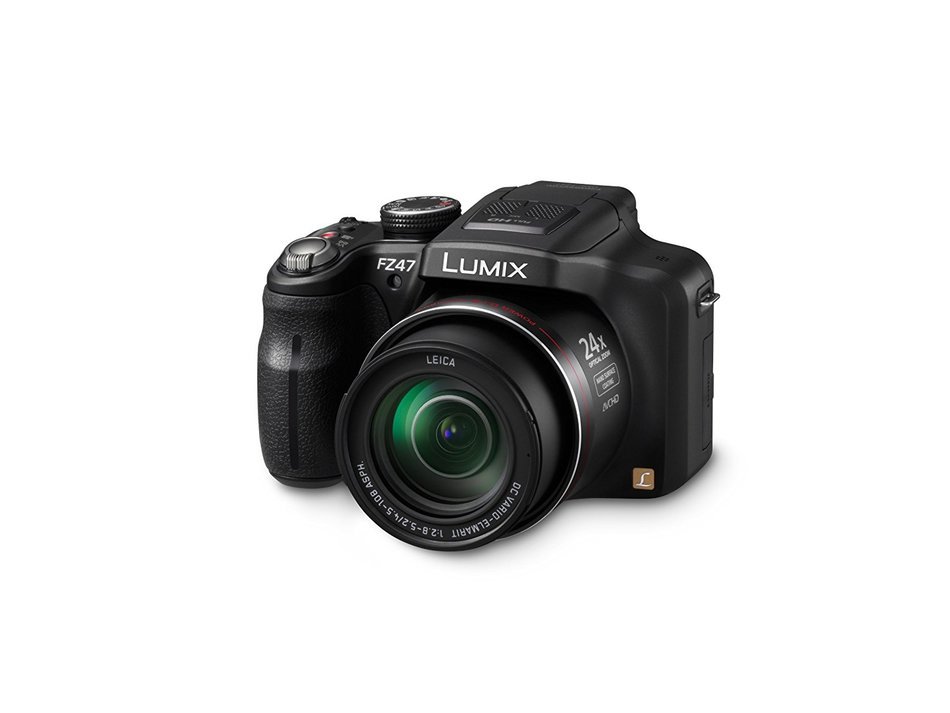 Panasonic Lumix DMC-FZ47K 12.1 MP Digital Camera with 24xOptical Zoom - Black (OLD MODEL) N10