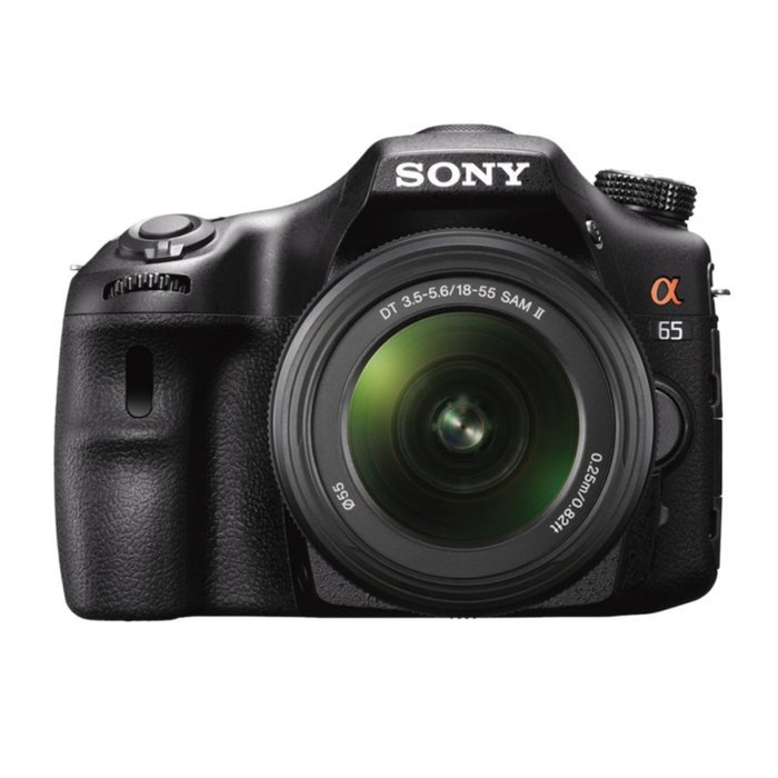 Sony Alpha SLT-A65VL DSLR 24.3MP SLR Camera with 3-Inch LCD Screen and 18-55mm Lens (OLD MODEL) N3