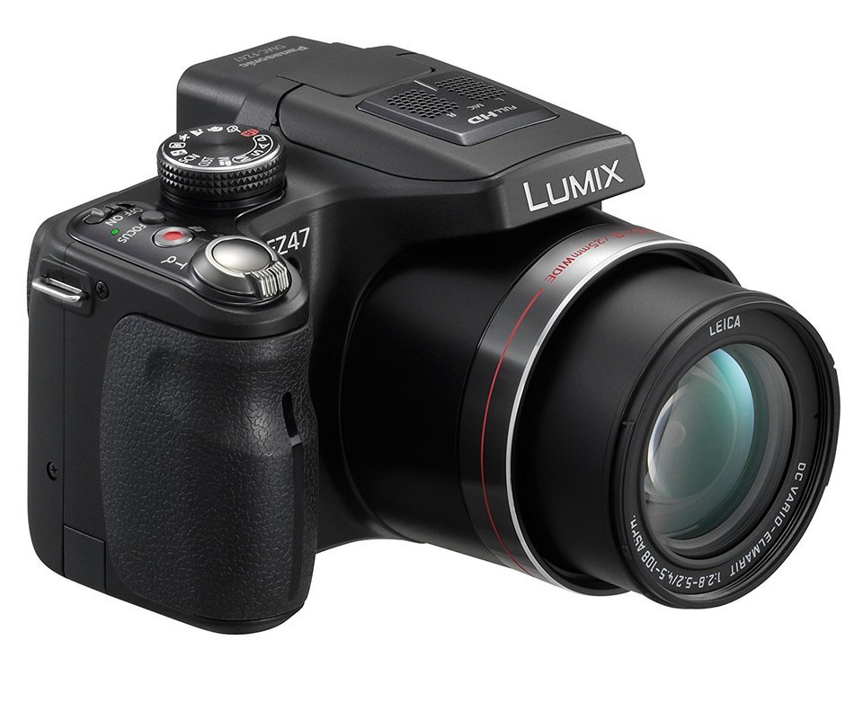 Panasonic Lumix DMC-FZ47K 12.1 MP Digital Camera with 24xOptical Zoom - Black (OLD MODEL) N13