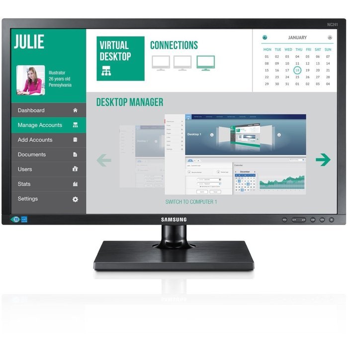 Samsung NC241-TS 23.6" Screen LED-Lit Monitor