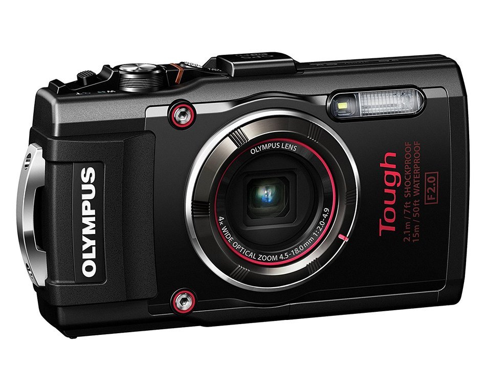 Olympus TG-4 16 MP Waterproof Digital Camera with 3-Inch LCD (Black) - International Version N16