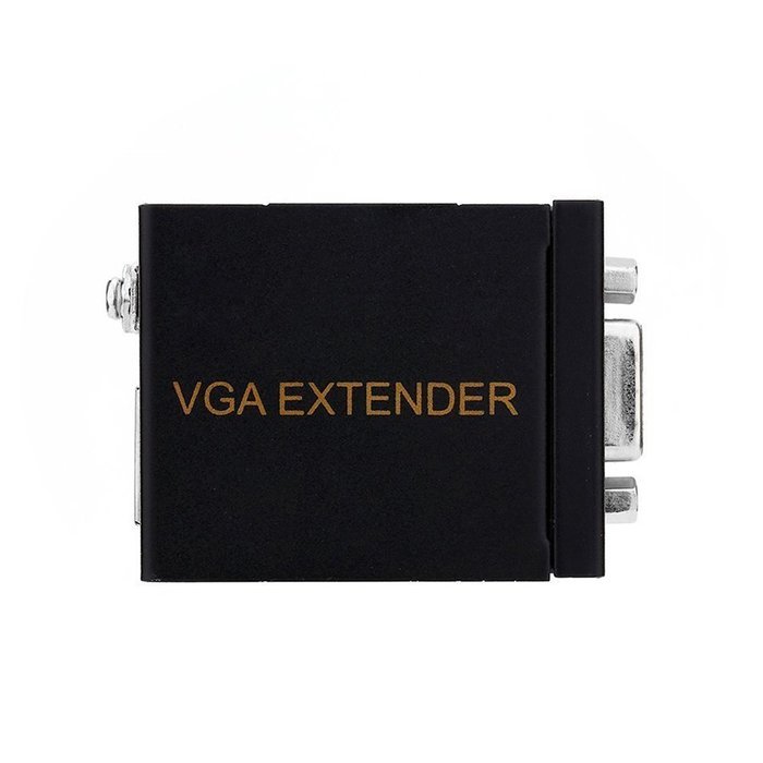 Alloet New RJ45 To VGA Signal Extender 60M Transmitter Receiver Adapter N8