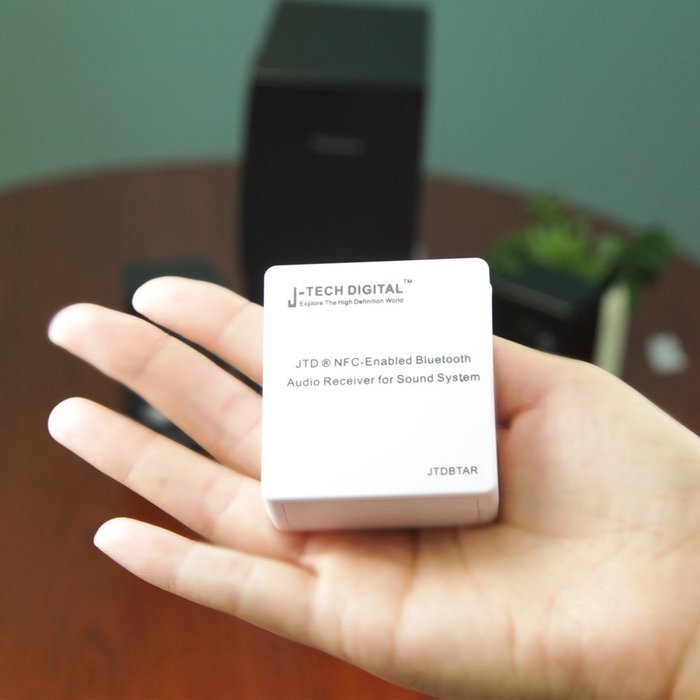 J-Tech Digital JTDBTAR Premium NFC-Enabled Bluetooth Audio Receiver for Sound System