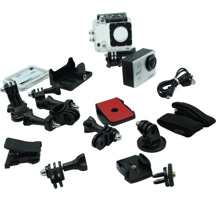 DLPIN Waterproof Case SJ8000 WIFI mini action camera 1080P HD DV sports recorder camera camcorder(Silver) N2