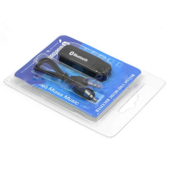 Soly Tech 3.5mm USB Wireless Bluetooth Music Audio Stereo Receiver Adapter Dongle AMP N2