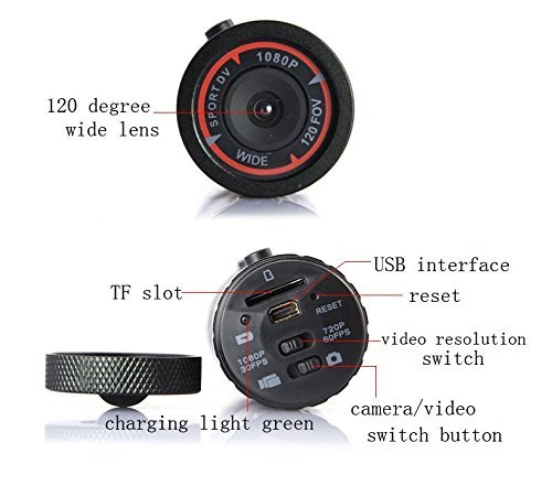 Eoncore Waterproof 32GB Full HD 1080p Helmet Head Camera Sport Action Cam Car Mini Camcorder DVR Video Recorder N3