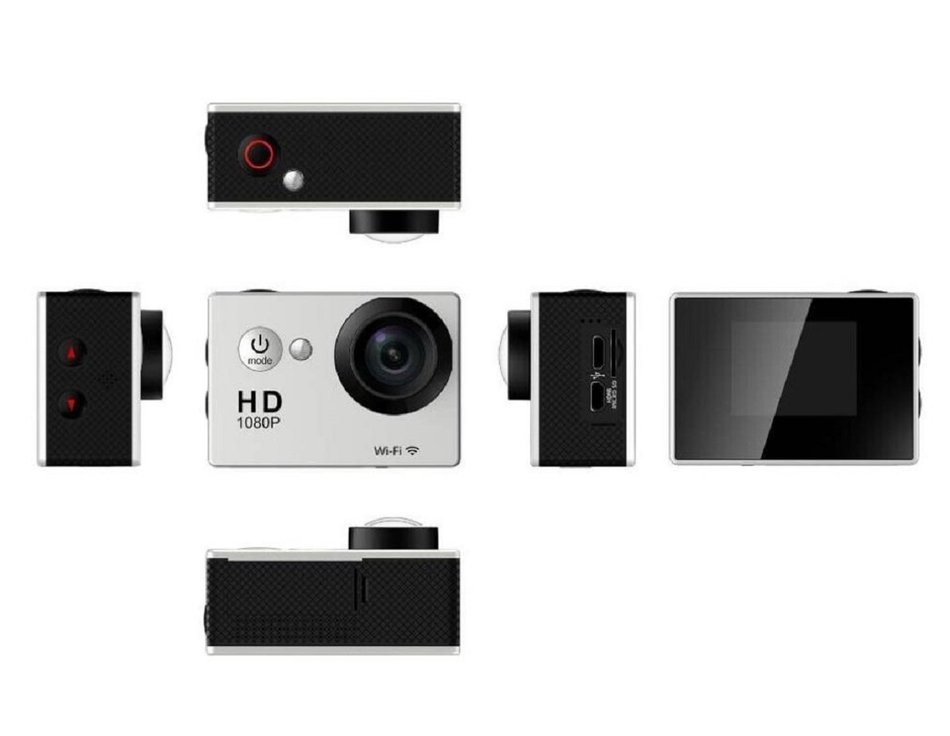 Action Camera, TONSEE W9 2.0 Inch WiFi Ultra HD 4K Sport Action Camera Waterproof -- Silver