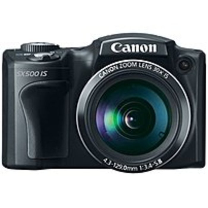 Canon PowerShot 6353B001 SX500 16.0 Megapixels Digital Camera - 30x Optical/4x Digital Zoom - 3.0-inch LCD Display...