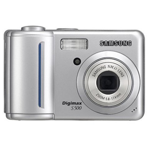Samsung Digimax S500 5.1MP Digital Camera with 3x Optical Zoom (Silver)