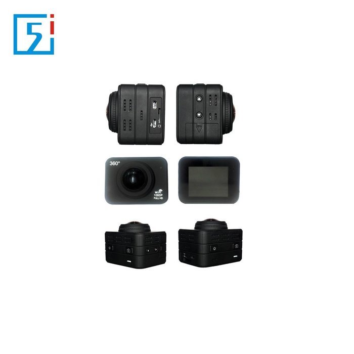 5i-smart 360&deg; Sports camera Diving camera shooting 360 degree panoramic camera movement 1080 p 2.0 -inch LCD support... N2