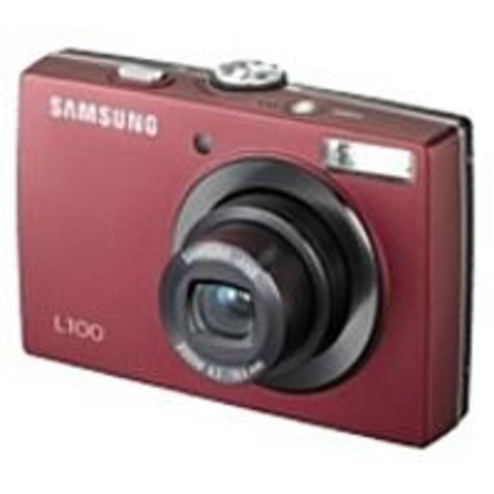 Samsung EC-L100ZRBA/US L100 8.2 Megapixels 3x Optical Zoom Digital Camera - Red