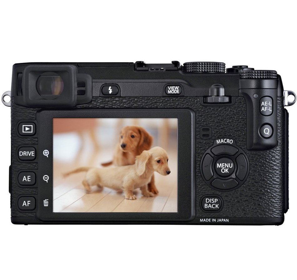 Fujifilm X-E1 16.3 MP Compact System Digital Camera with 2.8-Inch LCD and 18-55mm Lens (Black) N3