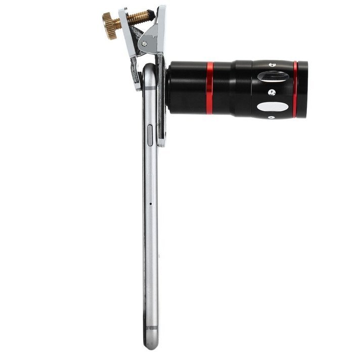LiKee Excelvan Wide Angle Macro Telephoto 4-in-1 Universal Cat Clamp Fish Eye for iPhone iPad Samsung and Most... N2