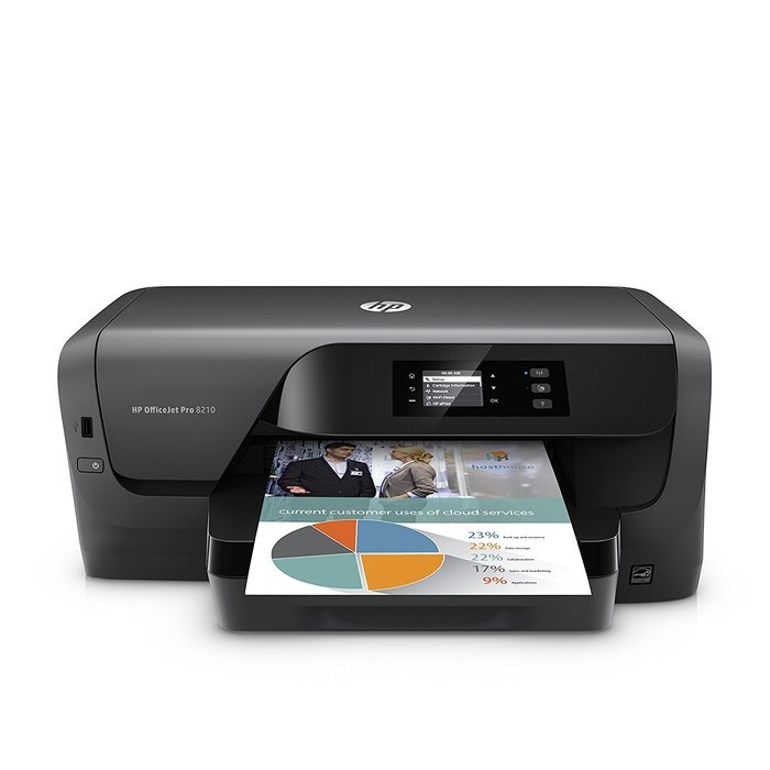 HP OfficeJet Pro 8210 Wireless Printer with Mobile Printing, Instant Ink ready (D9L64A) N6