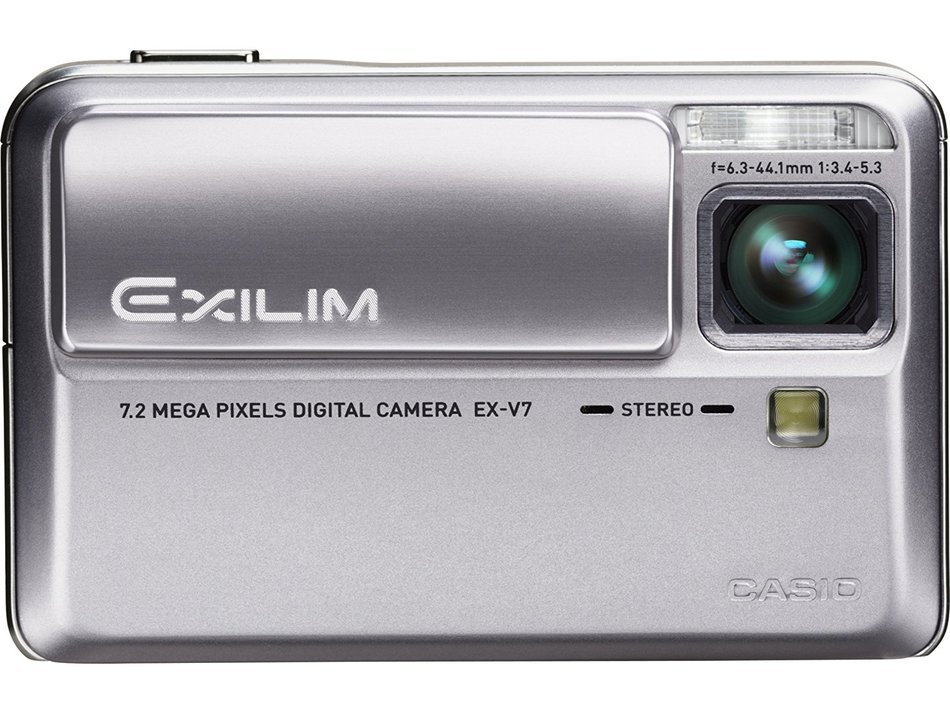 Casio Exilim EX-V7SR 7.2MP Digital Camera with 7x Optical Image Stabilized Zoom