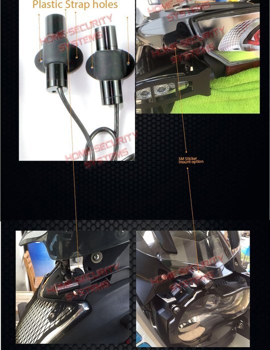 Vimel Motorbike Twin Camera Lens Motorcycle Dual Dash Car Waterproof Hardwired Truck K1S