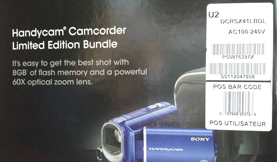 Sony DCRSX41/LBDL Blue Dual Flash Camcorder Kit with Bag N3