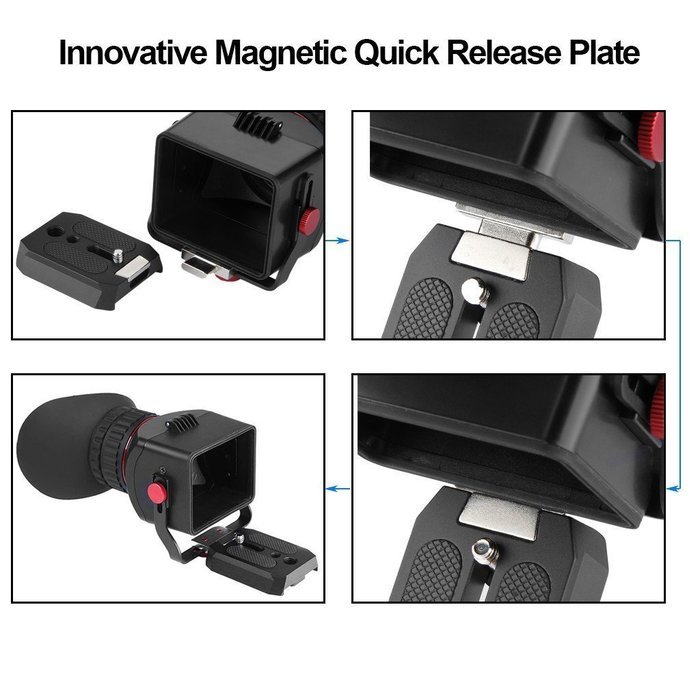 Sevenoak SK-VF Pro 1 3&times; Magnification Viewfinder Magnifier for Canon EOS Nikon Olympus Lumix 3" 3.2" LCD Camera N7