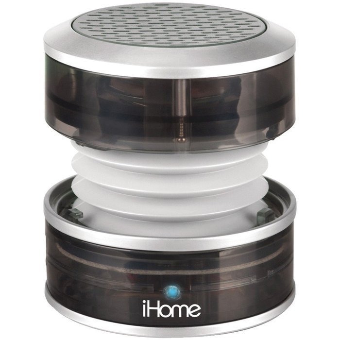iHome Rechargeable Portable Mini Speaker, with Vacuum Bass Speaker Technology, and USB Plug for Charging Speaker...