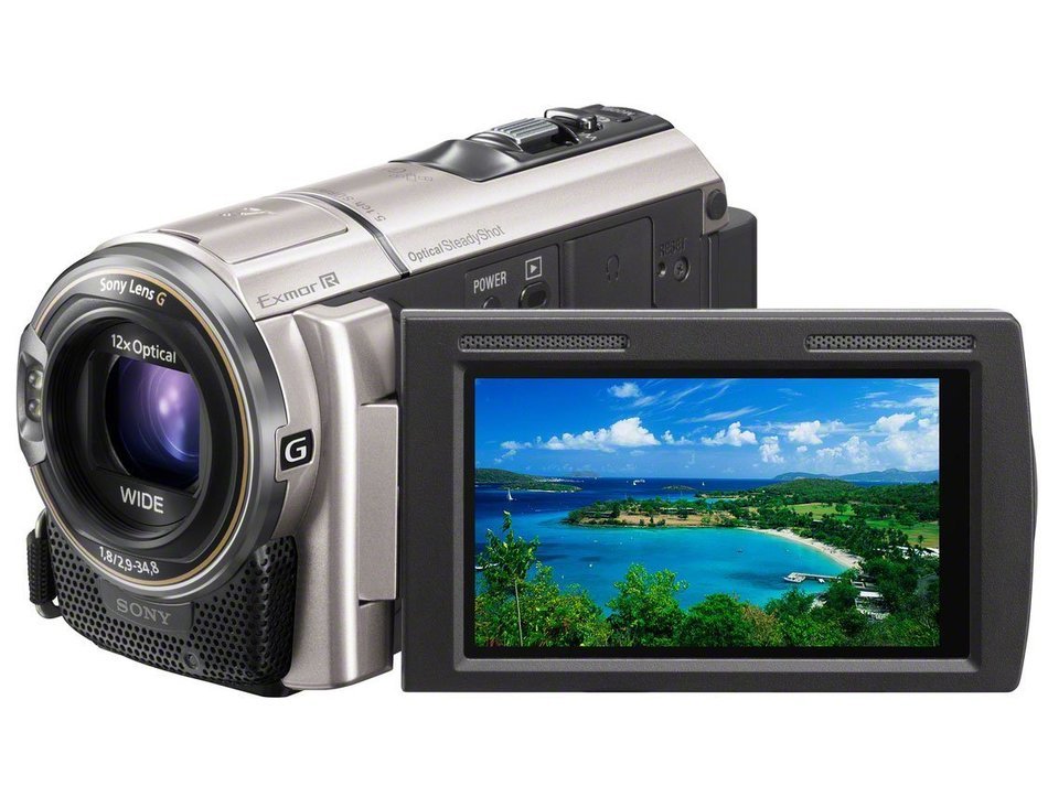 SONY HDR-CX590V Digital HD Camcorder -Silver - International Version (No Warranty) N2