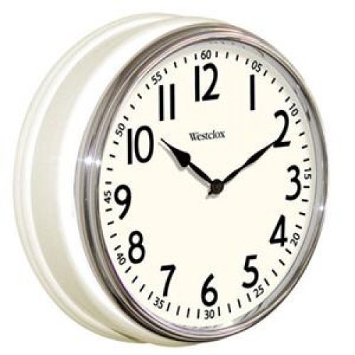 WESTCLOX Vintage Kitchen Wall Clock 12" / 32041AW /