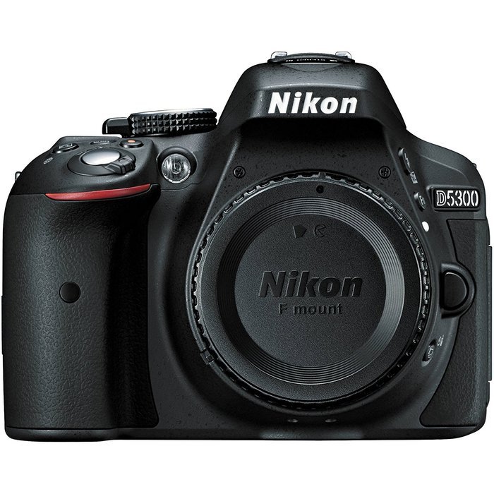 Nikon D5300 Digital SLR Camera & 18-55mm G DX II AF-S Zoom (Black) with 55-200mm DX AF-S Lens + 32GB Card + Battery...