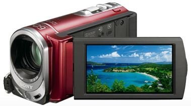 Sony DCR-SX43 4GB Flash Memory Camcorder (Red)