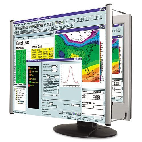 Kantek Lightweight, LCD Monitor Magnifier Filter, Fits 17" LCD Screen (KTKMAG17L)