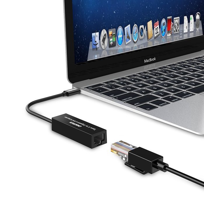 CHOETECH USB 3.1 Type C to 10/100/1000 Gigabit Ethernet LAN Network Adapter (USB-C & Thunderbolt 3 Port Compatible... N5