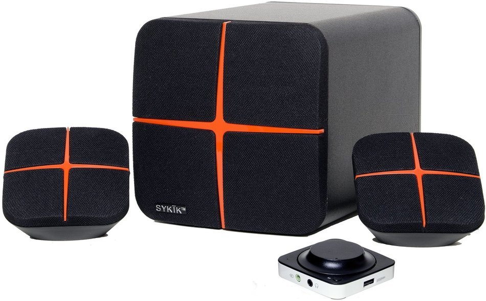 Sykik SP3698BT, powerful FM Radio, Bluetooth 2.1 speaker system, with SD USB ports for digital play back, Full... N11