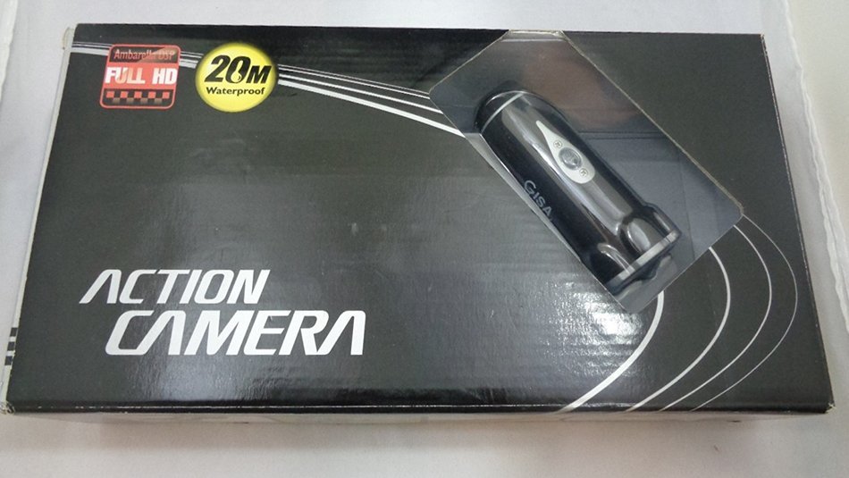 Action Camera Ambarella DSP Full HD 12MP Waterproof 20M - HRD360 - Black N4