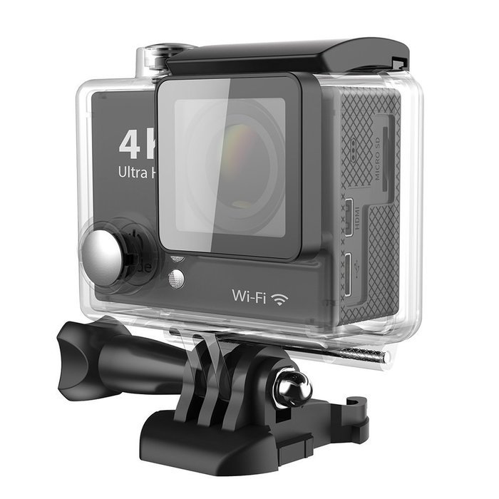 Flymemo H2 Wi-Fi 12MP 1080P FHD 2inch Screen 170&deg; Wide Angle Waterproof Sports Action Camera Supports 4K Recording