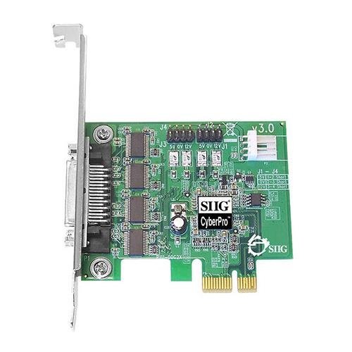 SIIG Dual Profile CyberSerial 4S PCI Express Card N2
