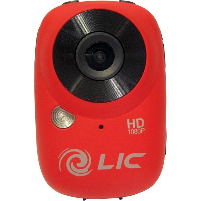 Liquid Image Ego Series 1080P Mountable Mini Extreme Sports Camera - Red / 4.06cm x 6.35cm x 3.05cm (H x W x D) N4