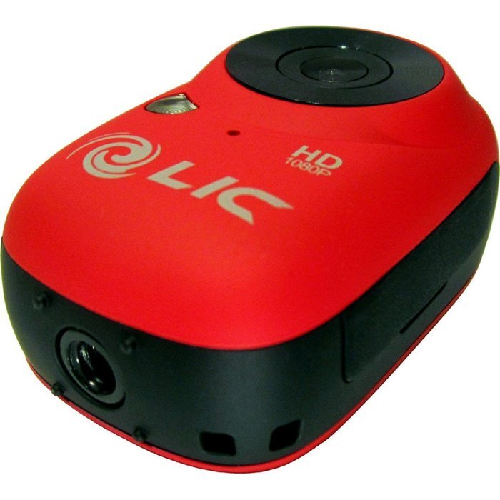 Liquid Image Ego Series 1080P Mountable Mini Extreme Sports Camera - Red / 4.06cm x 6.35cm x 3.05cm (H x W x D) N5