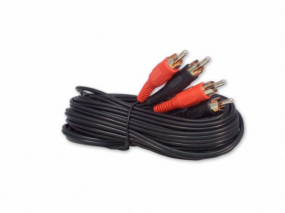 Your Cable Store 6 Foot RCA Audio Red / White Cable 2 Male To 2 Male N2