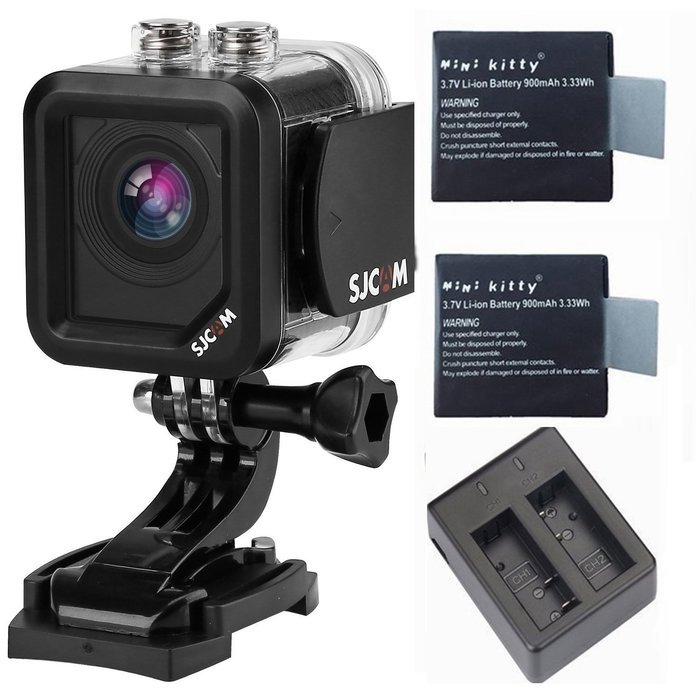 Mini Kitty SJCAM M10+ Plus Sports Action Camera WiFi 2K HD 12MP 170 Degree Wide Angle Lens Gyro Anti-Shake Waterproof...