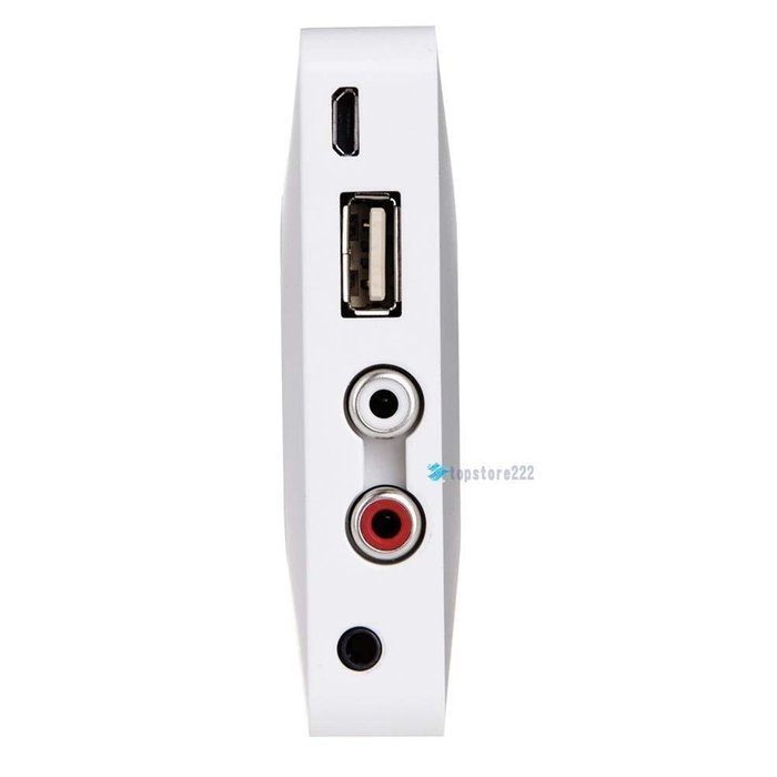 Wireless 3.5mm Bluetooth Audio Receiver Adapter For Sound System Stereo White TR N6