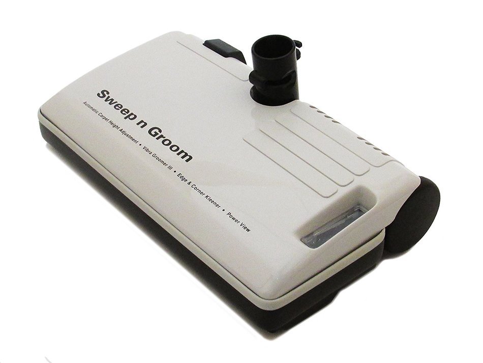 Central Vacuum Sweep N' Groom Electric Power Head W/ Metal Roller N3