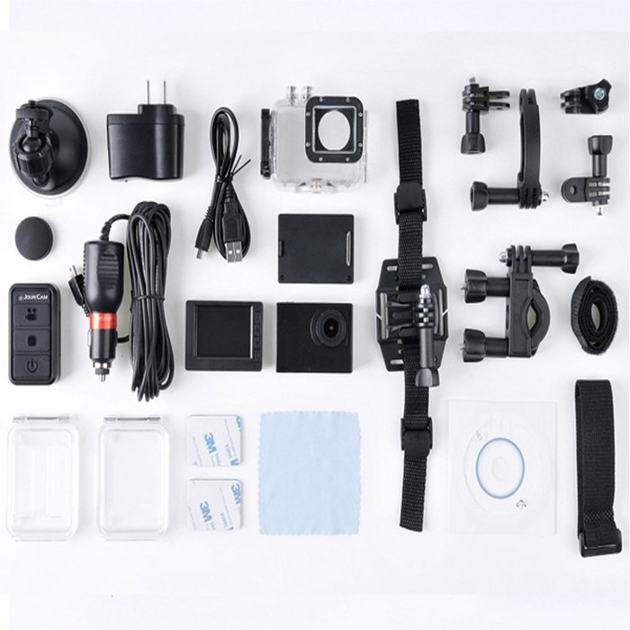 Generic Wireless Video Cam with 2.0 Inch LCD Display 1080P HD 12MP Wifi Sports DV Action Waterproof Camera (white) N2