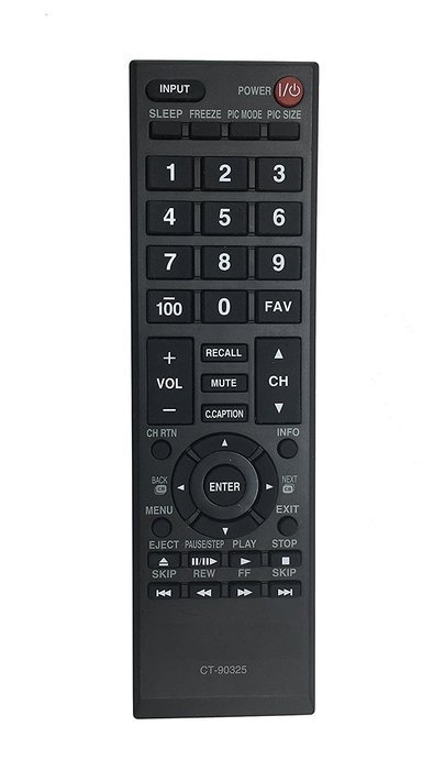 econtrolly New Remote CT-90325 ct90325 Fit for Toshiba LCD LED TV 50L2200U 37E20 22AV600 40FT1 32C120U 39L2300U...