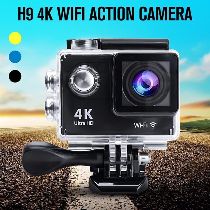 INSMA Ultra HD 1080P WIFI Waterproof Sports Action Camera 2.0 inch 4K WiFi Sport Action Camera DV Car DVR Outdoor... N7
