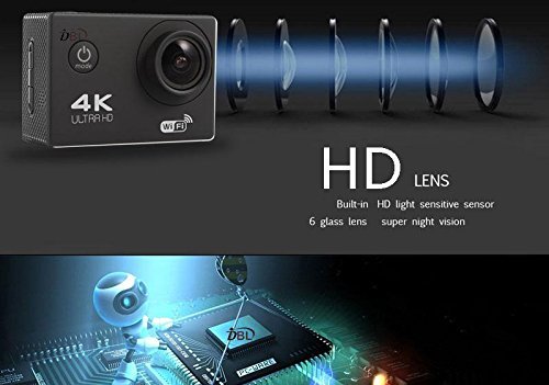 16MP WIFI 4K Action Ultra1080P HD Sports DV DVR Camera Waterproof 30m Camcorder N3