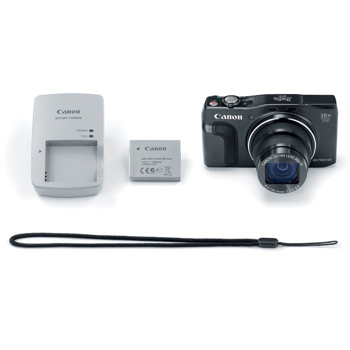 Canon PowerShot SX700 HS Digital Camera - Wi-Fi Enabled (Black) N18