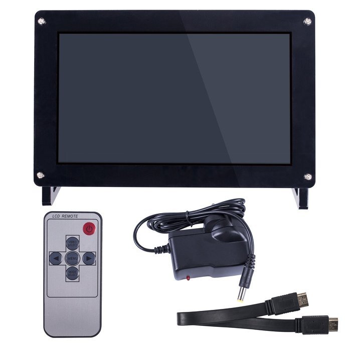 Sun Founder 7" Raspberry Pi 3 Screen IPS Display Monitor 1024&times;600 HD LCD HDMI for Pi 3, 2... N4